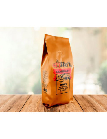 Кава в зернах  TM Coffe`L Standart 1 kg 100% Robusta | 