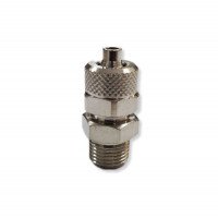 6R18063 Фітинг с накидною гайкою прямий з зовнішньою різьбою 1/8" під трубку 6-4мм